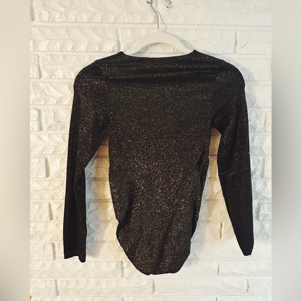 YITTY Black Glitter Long Sleeve Bodysuit - Picture 6 of 6